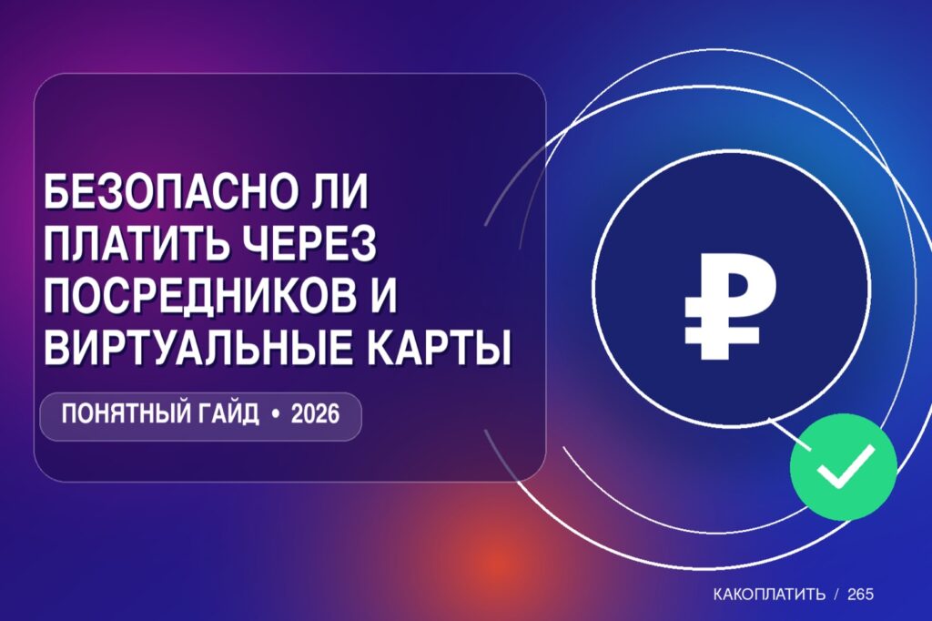 Безопасно ли платить через посредников и виртуальные карты