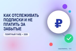 Как отслеживать подписки и не платить за забытые