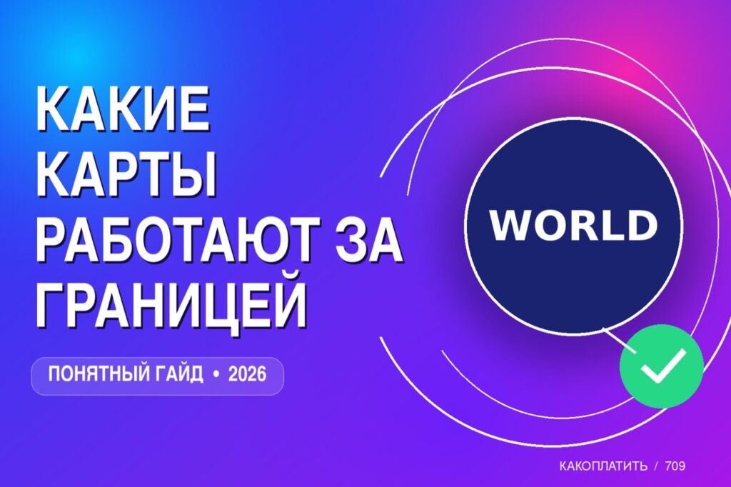 Какие карты работают за границей в 2026: что брать с собой россиянину
